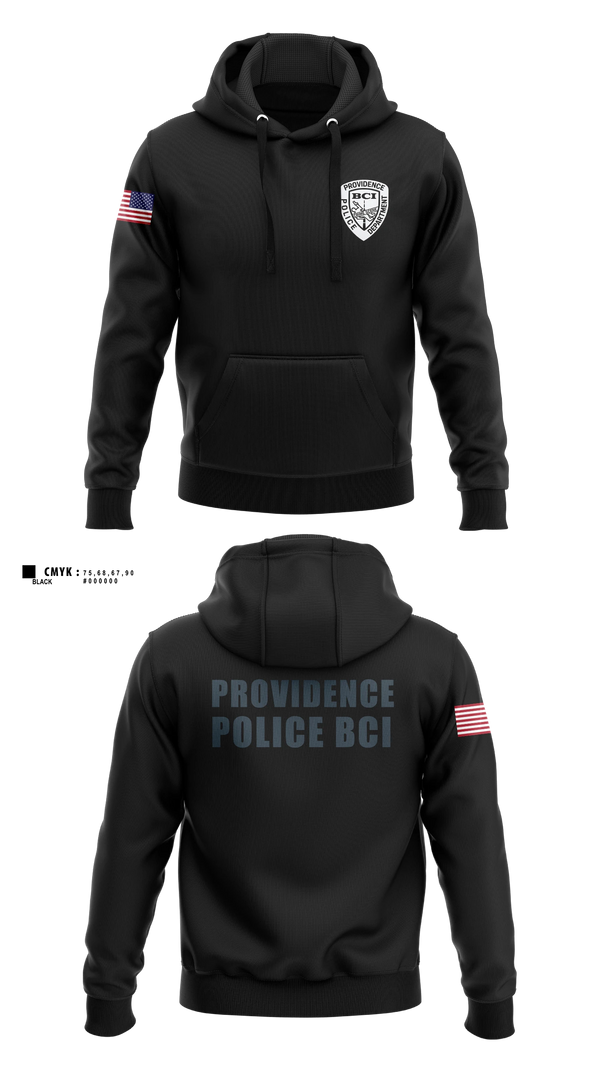 Hoodie, Providence Police BCI, Police, Teamtime, Team time, sublimation, custom sports apparel, team uniforms, spirit wear, spiritwear, sports uniforms, custom shirts, team store, custom team store, fundraiser sports, apparel fundraiser