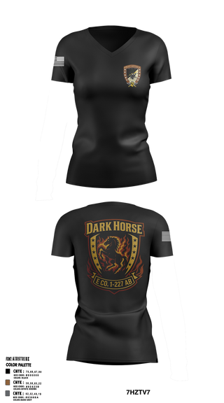 Womens Short Sleeve Vneck Shirt, Echo Company, 1-227 AB, 1ACB, 1CD, , Teamtime, Team time, sublimation, custom sports apparel, team uniforms, spirit wear, spiritwear, sports uniforms, custom shirts, team store, custom team store, fundraiser sports, apparel fundraiser