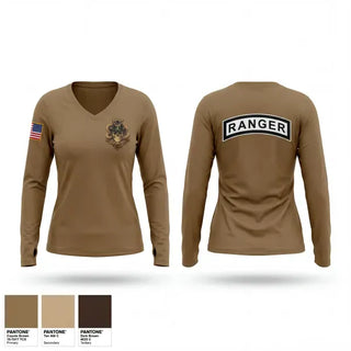 Womens Long Sleeve Vneck Shirt, 2CR, Army, Teamtime, Team time, sublimation, custom sports apparel, team uniforms, spirit wear, spiritwear, sports uniforms, custom shirts, team store, custom team store, fundraiser sports, apparel fundraiser
