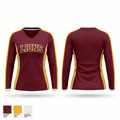 Lions 33775811 Women's Long Sleeve V-neck Shirt - 1