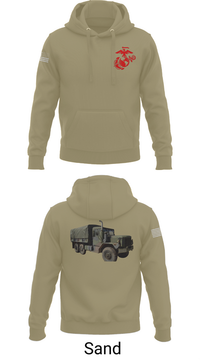 H&S Battalion HQ CO Station Motor T 63932738 Hoodie - 98