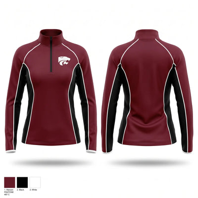 Whitehouse Wildcats Quarter Zip Jacket - 1