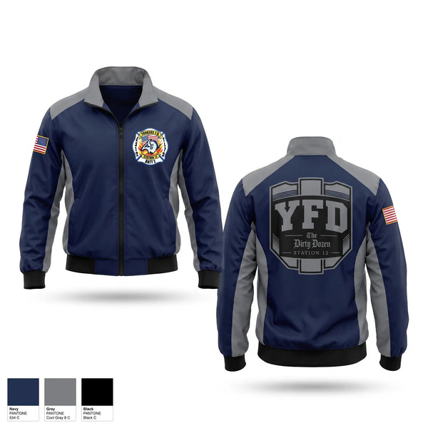 Windbreaker, Yonkers Fire Department, Fire Department, Teamtime, Team time, sublimation, custom sports apparel, team uniforms, spirit wear, spiritwear, sports uniforms, custom shirts, team store, custom team store, fundraiser sports, apparel fundraiser