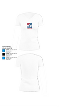 Nevada Elite Wrestling Women's Short Sleeve V-neck Shirt - 18