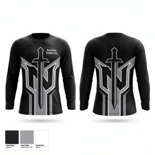 Long Sleeve Performance Shirt, New Paltz Knights 11u, Baseball, Teamtime, Team time, sublimation, custom sports apparel, team uniforms, spirit wear, spiritwear, sports uniforms, custom shirts, team store, custom team store, fundraiser sports, apparel fundraiser
