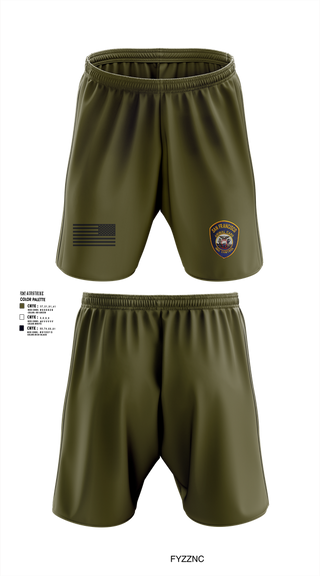 Athletic Shorts With Pockets, San Francisco Animal Care and Control, Police, Teamtime, Team time, sublimation, custom sports apparel, team uniforms, spirit wear, spiritwear, sports uniforms, custom shirts, team store, custom team store, fundraiser sports, apparel fundraiser