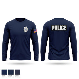 Long Sleeve Performance Shirt, 377th DAF Police, Air Force, Teamtime, Team time, sublimation, custom sports apparel, team uniforms, spirit wear, spiritwear, sports uniforms, custom shirts, team store, custom team store, fundraiser sports, apparel fundraiser