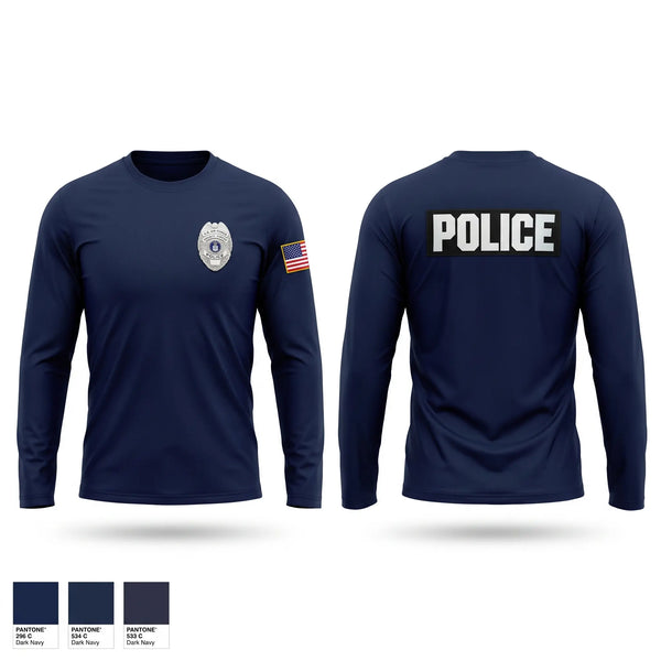 Long Sleeve Performance Shirt, 377th DAF Police, Air Force, Teamtime, Team time, sublimation, custom sports apparel, team uniforms, spirit wear, spiritwear, sports uniforms, custom shirts, team store, custom team store, fundraiser sports, apparel fundraiser
