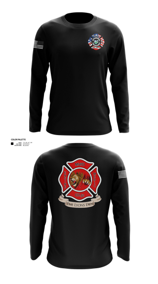 Long Sleeve Performance Shirt, Company 52, Fire Department, Teamtime, Team time, sublimation, custom sports apparel, team uniforms, spirit wear, spiritwear, sports uniforms, custom shirts, team store, custom team store, fundraiser sports, apparel fundraiser