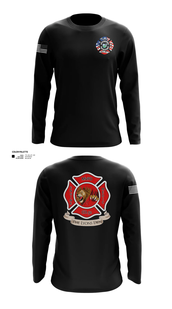 Long Sleeve Performance Shirt, Company 52, Fire Department, Teamtime, Team time, sublimation, custom sports apparel, team uniforms, spirit wear, spiritwear, sports uniforms, custom shirts, team store, custom team store, fundraiser sports, apparel fundraiser