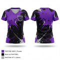 Outcast Girls Wrestling Club 51675554 Women's Short Sleeve V-neck Shirt - 1