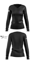 Patrol KC - Officers 33460085 Women's Long Sleeve V-neck Shirt - 1