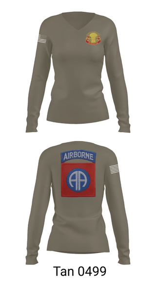 Womens Long Sleeve Vneck Shirt, 3-4 ADA, Army, Teamtime, Team time, sublimation, custom sports apparel, team uniforms, spirit wear, spiritwear, sports uniforms, custom shirts, team store, custom team store, fundraiser sports, apparel fundraiser