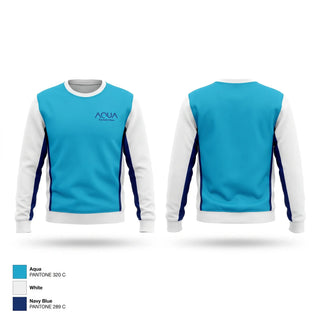 Crew Neck Sweatshirt, Aqua the Swim Team, Swimming, Teamtime, Team time, sublimation, custom sports apparel, team uniforms, spirit wear, spiritwear, sports uniforms, custom shirts, team store, custom team store, fundraiser sports, apparel fundraiser