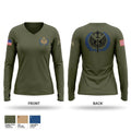 Bristol Virginia SWAT Women's Long Sleeve V-neck Shirt - 1
