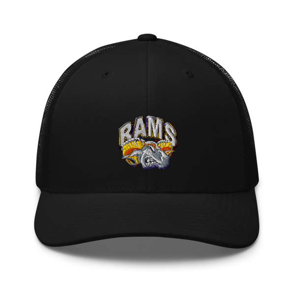 Brogden Rams 7424037 Retro Trucker Hat | Yupoong 6606