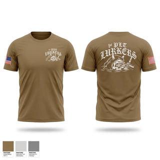 Short Sleeve Performance Shirt, 1st Lurkers, Army, Teamtime, Team time, sublimation, custom sports apparel, team uniforms, spirit wear, spiritwear, sports uniforms, custom shirts, team store, custom team store, fundraiser sports, apparel fundraiser