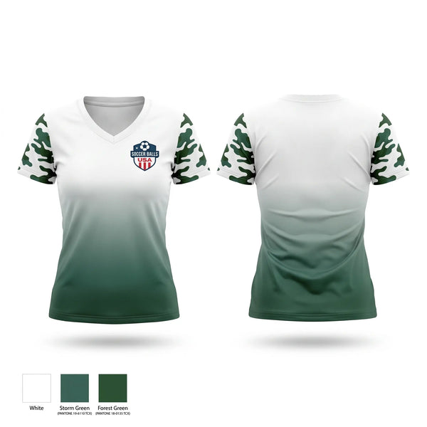 Womens Short Sleeve Vneck Shirt, The Soccer Shop USA, Men's Soccer, Teamtime, Team time, sublimation, custom sports apparel, team uniforms, spirit wear, spiritwear, sports uniforms, custom shirts, team store, custom team store, fundraiser sports, apparel fundraiser