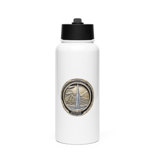 333rd Mp co 87319250 Stainless Steel Water Bottle with a Straw Lid
