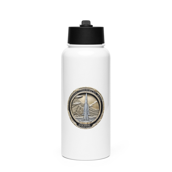 333rd Mp co 87319250 Stainless Steel Water Bottle with a Straw Lid