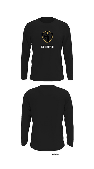 Long Sleeve Performance Shirt, GT United, Women's Soccer, Teamtime, Team time, sublimation, custom sports apparel, team uniforms, spirit wear, spiritwear, sports uniforms, custom shirts, team store, custom team store, fundraiser sports, apparel fundraiser
