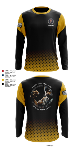 Long Sleeve Performance Shirt, AFJROTC MS-081 DRONE TEAM, , Teamtime, Team time, sublimation, custom sports apparel, team uniforms, spirit wear, spiritwear, sports uniforms, custom shirts, team store, custom team store, fundraiser sports, apparel fundraiser