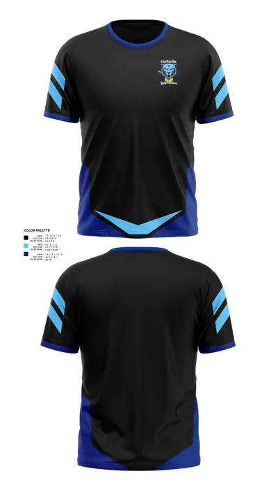 Clarksville Lady Panters 58044554 Short Sleeve Performance Shirt - 21