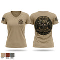 1192 EN CO Women's Short Sleeve V-neck Shirt - 1