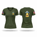 Galaxy ERT Women's Short Sleeve V-neck Shirt - 1