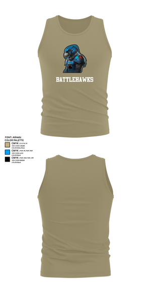 Tank Top, Battlehawks, , Teamtime, Team time, sublimation, custom sports apparel, team uniforms, spirit wear, spiritwear, sports uniforms, custom shirts, team store, custom team store, fundraiser sports, apparel fundraiser