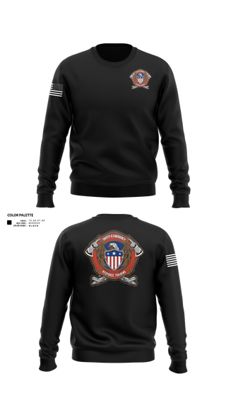 Crew Neck Sweatshirt, Dominion Energy - SERT, , Teamtime, Team time, sublimation, custom sports apparel, team uniforms, spirit wear, spiritwear, sports uniforms, custom shirts, team store, custom team store, fundraiser sports, apparel fundraiser
