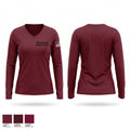 Minnesota State Patrol Women's Long Sleeve V-neck Shirt - 1