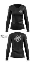 Troy Crew 95147179 Women's Long Sleeve V-neck Shirt - 100