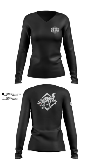 Womens Long Sleeve Vneck Shirt, team name, , Teamtime, Team time, sublimation, custom sports apparel, team uniforms, spirit wear, spiritwear, sports uniforms, custom shirts, team store, custom team store, fundraiser sports, apparel fundraiser