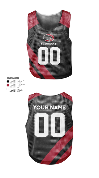 Mens Lacrosse Pinnie, Geneva Panthers, Men's Lacrosse, Teamtime, Team time, sublimation, custom sports apparel, team uniforms, spirit wear, spiritwear, sports uniforms, custom shirts, team store, custom team store, fundraiser sports, apparel fundraiser