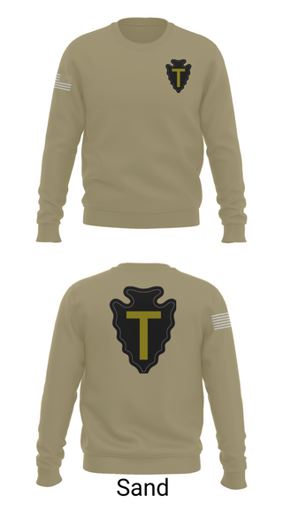 Crew Neck Sweatshirt, B CO 3-141, Army, Teamtime, Team time, sublimation, custom sports apparel, team uniforms, spirit wear, spiritwear, sports uniforms, custom shirts, team store, custom team store, fundraiser sports, apparel fundraiser