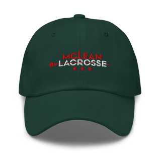 McLean Lacrosse 4222759 Classic Dad Hat | Yupoong 6245CM