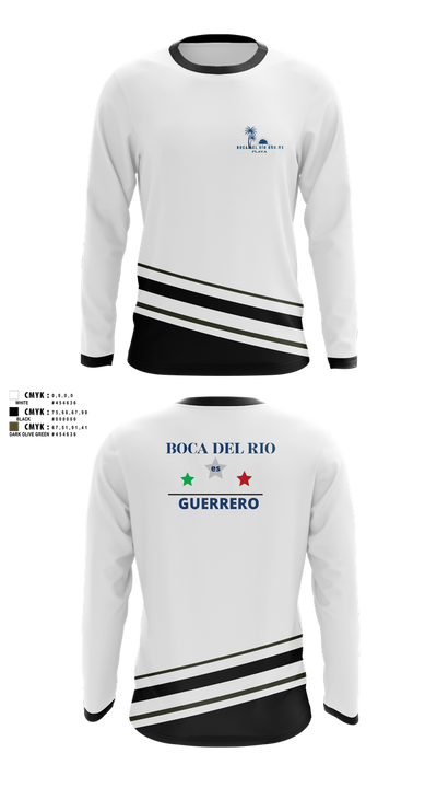 Playa Boca del Rio Gro.Mx 24064818 Long Sleeve Performance Shirt 1