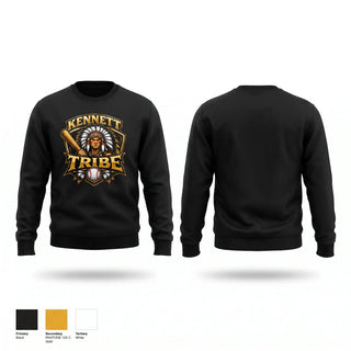 Crew Neck Sweatshirt, Kennett Tribe, Baseball, Teamtime, Team time, sublimation, custom sports apparel, team uniforms, spirit wear, spiritwear, sports uniforms, custom shirts, team store, custom team store, fundraiser sports, apparel fundraiser