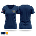 Bridgeport Township Police Department Women's Short Sleeve V-neck Shirt - 1