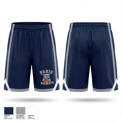Paris Junior High 97559365 Athletic Shorts With Pockets - 1