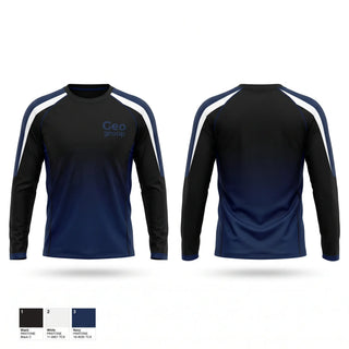 Long Sleeve Performance Shirt, Geo group, , Teamtime, Team time, sublimation, custom sports apparel, team uniforms, spirit wear, spiritwear, sports uniforms, custom shirts, team store, custom team store, fundraiser sports, apparel fundraiser