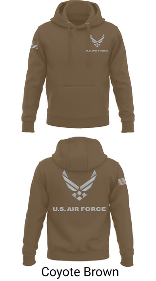 Hoodie, USAF Volunteer, Air Force, Teamtime, Team time, sublimation, custom sports apparel, team uniforms, spirit wear, spiritwear, sports uniforms, custom shirts, team store, custom team store, fundraiser sports, apparel fundraiser