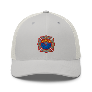Phoenix Fire Department Retro Trucker Hat | Yupoong 6606