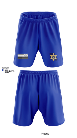 Athletic Shorts With Pockets, Acadia Parish Sheriff's Office, Police, Teamtime, Team time, sublimation, custom sports apparel, team uniforms, spirit wear, spiritwear, sports uniforms, custom shirts, team store, custom team store, fundraiser sports, apparel fundraiser