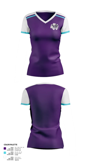 Womens Short Sleeve Vneck Shirt, Columbia Knights Football, , Teamtime, Team time, sublimation, custom sports apparel, team uniforms, spirit wear, spiritwear, sports uniforms, custom shirts, team store, custom team store, fundraiser sports, apparel fundraiser