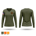 Leeds SWAT 9408020 Women's Long Sleeve V-neck Shirt - 1