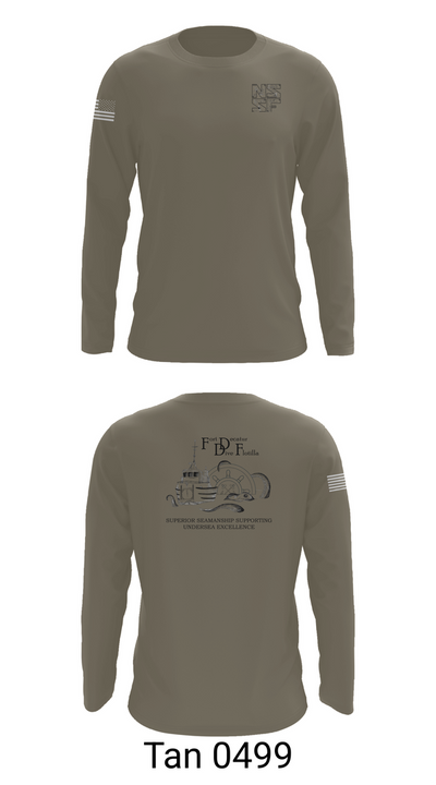Naval Submarine Support Facility Long Sleeve Performance Shirt 63