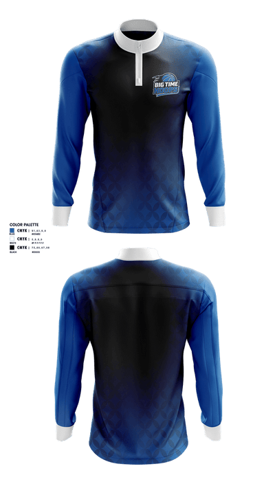 Big Time Hoops 62672603 Quarter Zip Jacket - 1