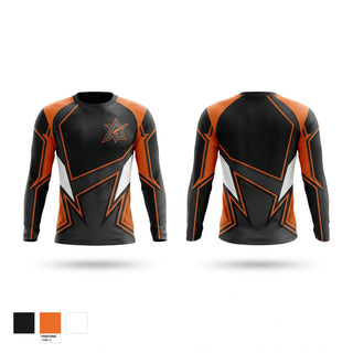 Long Sleeve Performance Shirt, MONTVILLE, Baseball, Teamtime, Team time, sublimation, custom sports apparel, team uniforms, spirit wear, spiritwear, sports uniforms, custom shirts, team store, custom team store, fundraiser sports, apparel fundraiser